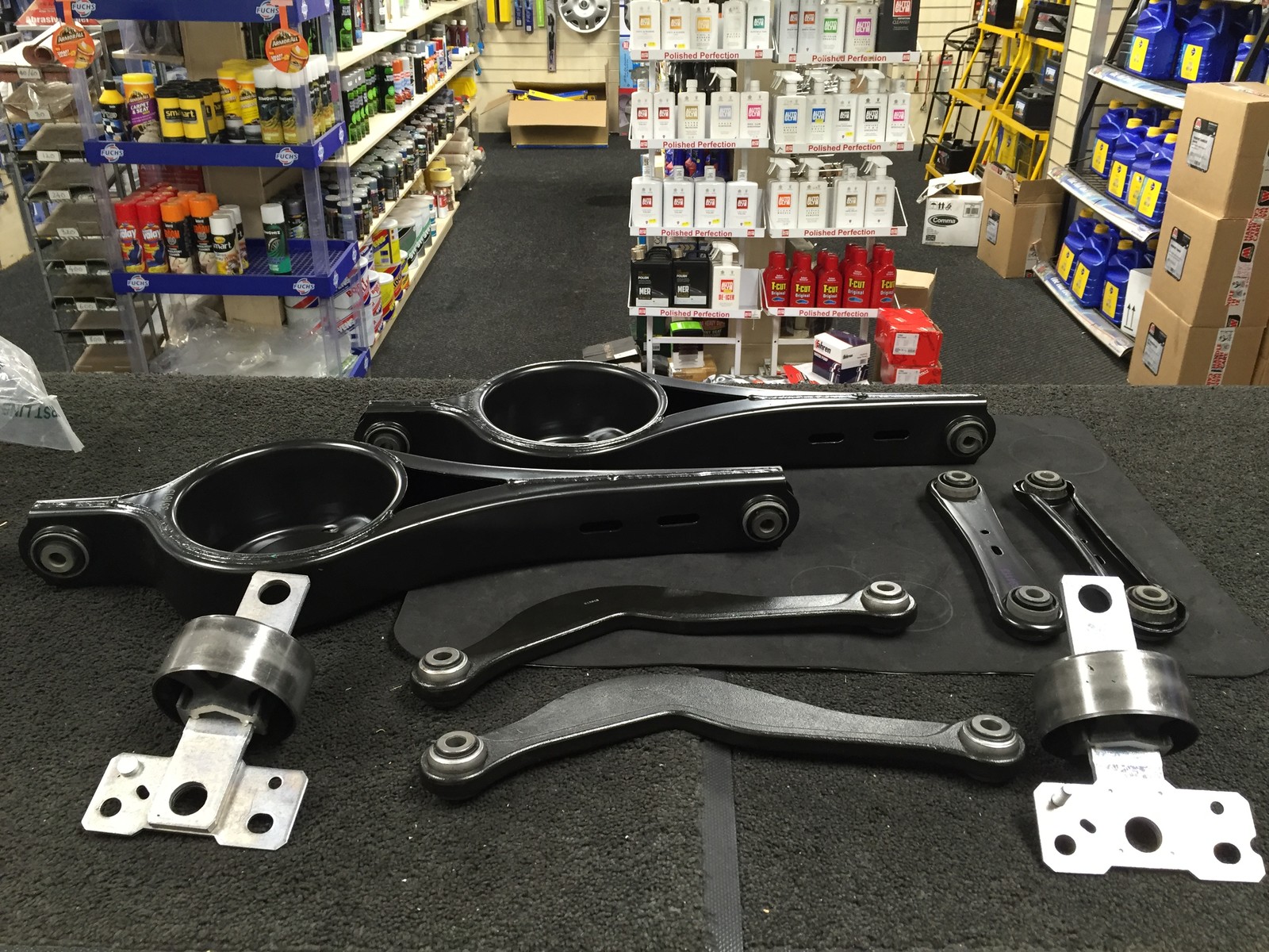 FORD GALAXY SMAX MONDEO MK4 REAR SUSPENSION TRAILING ARM BUSHES KIT