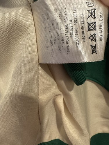 Blazer Cartonnier Anthropologie donna verde ritagliato aperto davanti abbigliamento da lavoro 4 - Foto 3 di 4