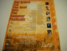 JAZZ 1998 Promo Poster Ad HERBIE HANCOCK Nicholas Payton LUCKY PETERSON others