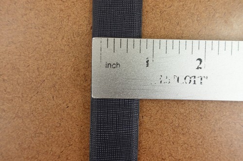 WHBM Womens Size XS Dark Blue Textured Leather Hip Fit Belt New - Picture 6 of 6