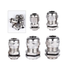  5 Pcs Metal Glands for Wire Armoured Cable Fixing Head Connector