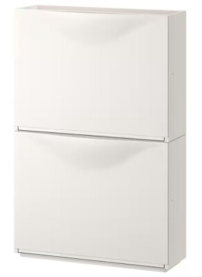 IKEA TRONES Shoe Storage Wall Cabinet White 20½