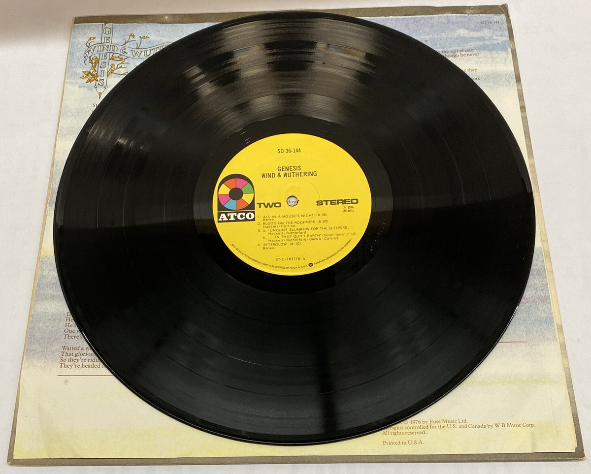Genesis Wind And Wuthering 1976 Album LP ATCO Records SD 36-144