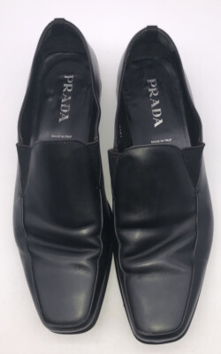 Prada black Italian leather dress shoes Leather monk strap shoes in black - Prada | Mytheresa main image 3