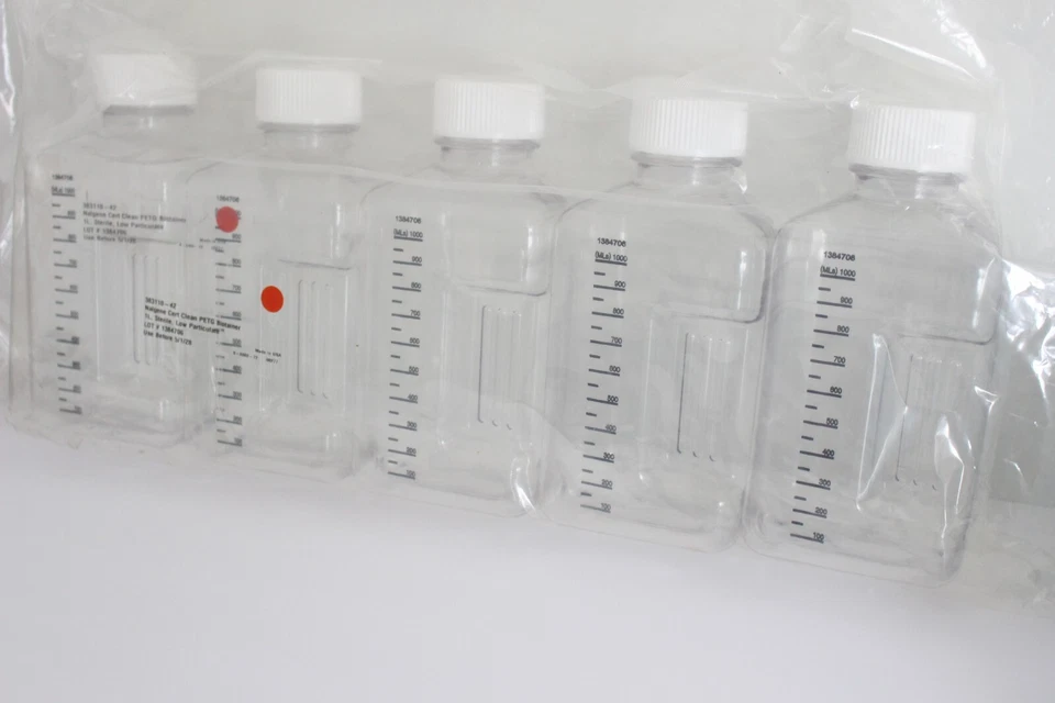 35er Pack Kiste 1 L PETG Clean Nalgene Biotainer Flasche 383110-42 Brandneu - Bild 2 von 3