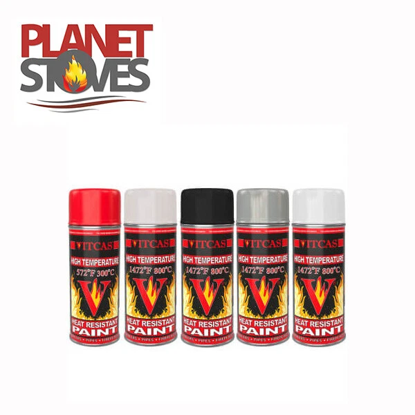 High Temperature Spray Paint For Wood Burning Stoves, Black u0026amp; Various  Colours | eBay
