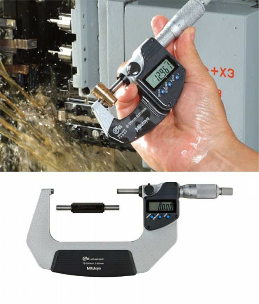 DW]USED Mitutoyo MDC-100M DIGIMATIC MICROMETER 75-100