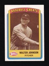 1990 CMC Swell Walter Johnson #75 Washington Senators
