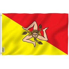 ANLEY Fly Breeze 3x5 Foot Sicily Flag - Italy Sicilian Flags Polyester