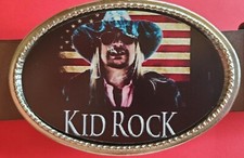 KID ROCK Pop-Rock White Trash  Epoxy Photo Music Buckle  NEW!