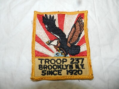 Lot 28 - Boy Scout Patch - Troop 237 Brooklyn, N.Y. Since 1920
