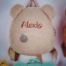 teddy bear backpack custom teddy kids backpack toddler backpack with name