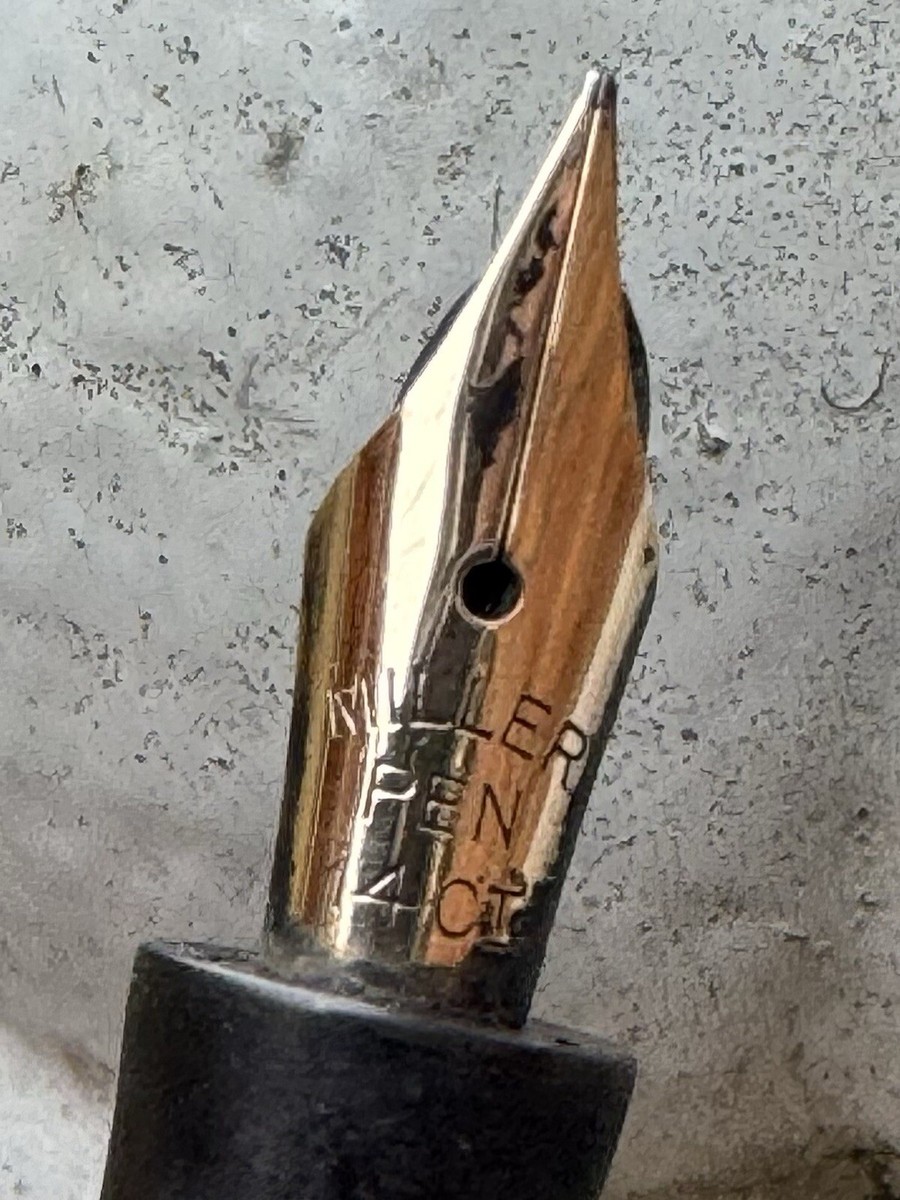 Vintage Red Brown Motled Marbled Matador Express Fountain Pen