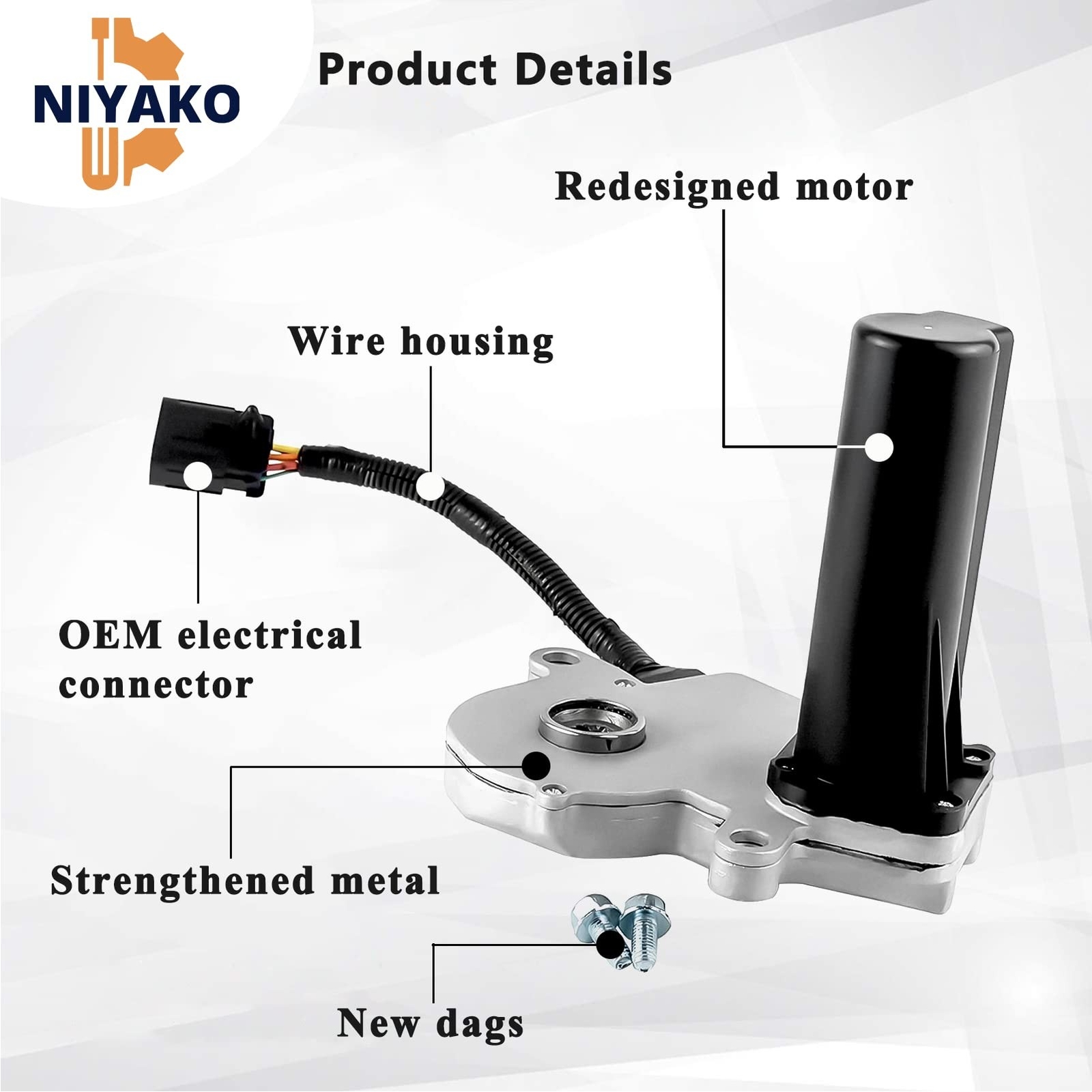 4WD Transfer Case Shift Encoder Motor Actuator, Replacement# 𝟔𝟎&