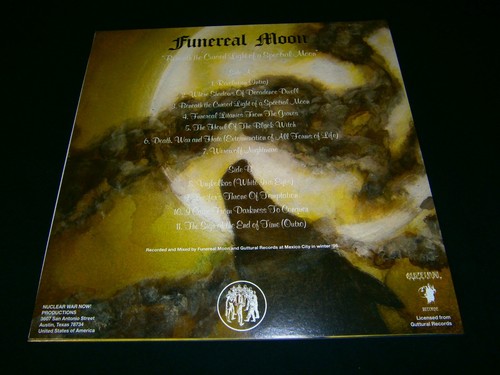 FUNEREAL MOON - Beneath the Cursed Light of a Spectral Moon. 12" Vinyl - Imagen 4 de 4