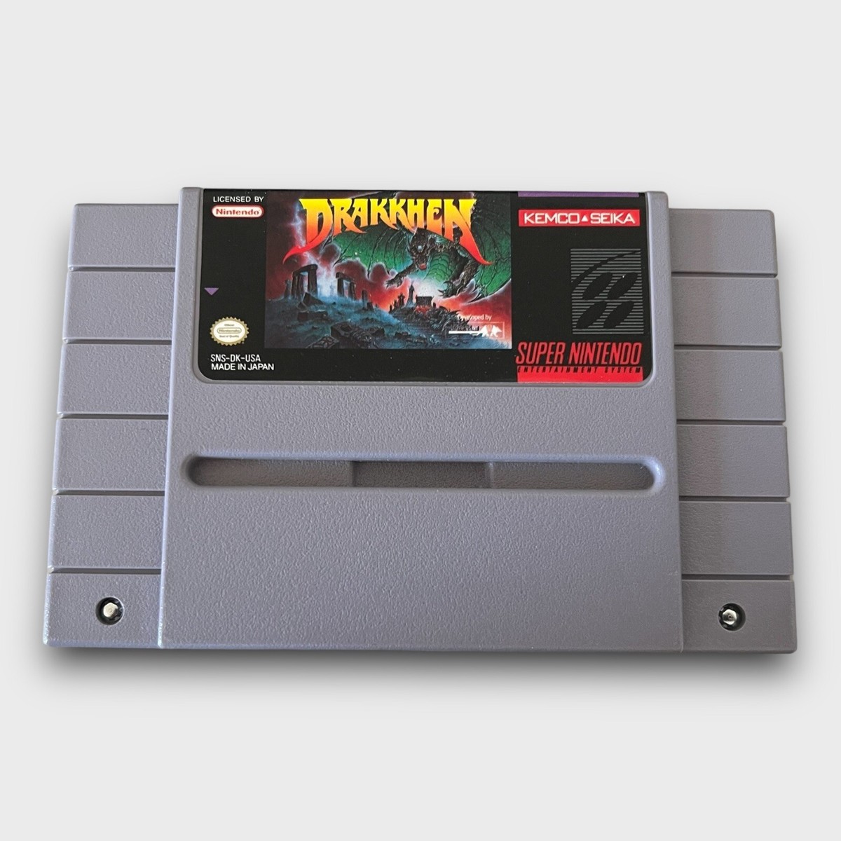 Drakkhen SNES Super Nintendo Entertainment System Game Untested | eBay