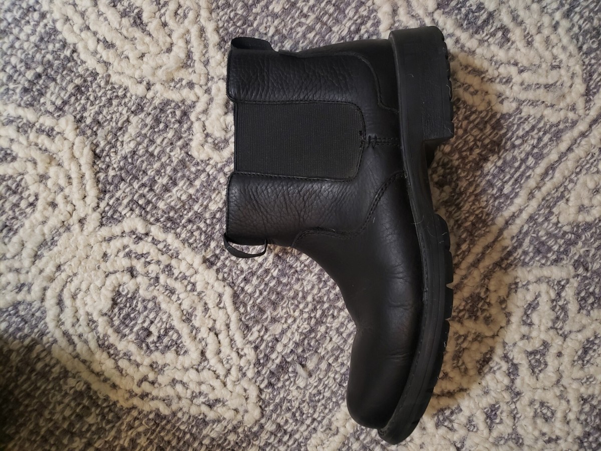 CLARKS 63224 Black Leather Pull On Ankle Chelsea Boots XTR  display picture 2