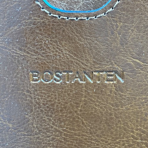 Bostanten Women's Brown Leather Laptop Tote Office Shoulder Tote Bag Size L - Picture 4 of 15