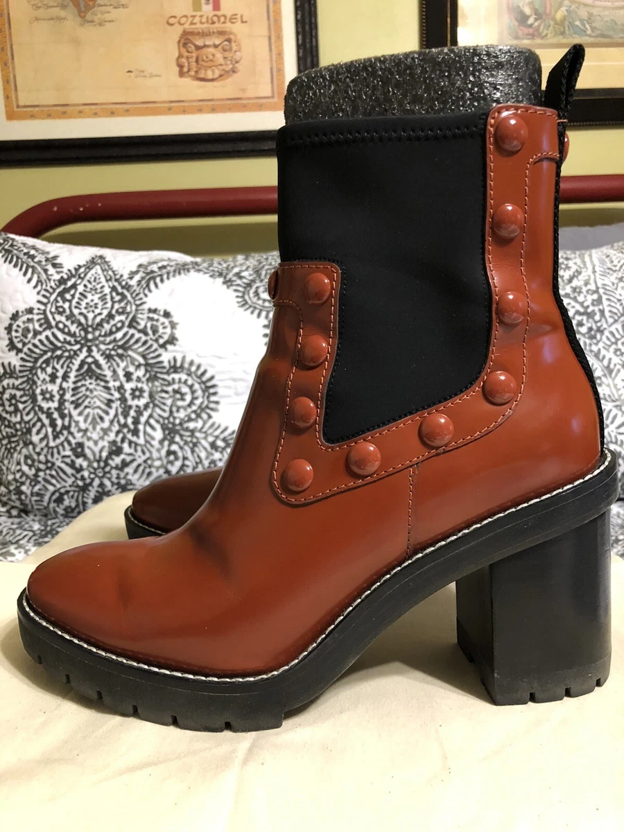 Preston studded bootie tory burch sales