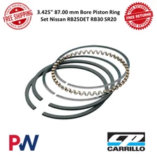 CP-Carrillo 3.425" 87.00 mm Bore Piston Ring Set For Nissan RB25DET RB30 SR20
