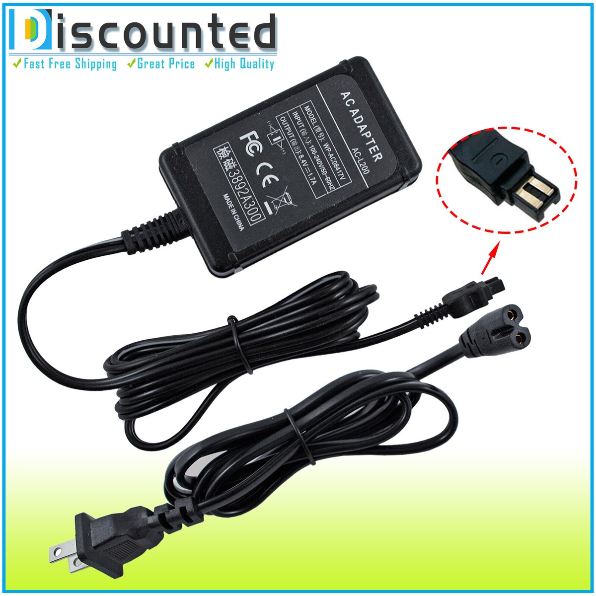 SONY DCR-HC40 充電器欠品 DC04m Sony DCR-HC40 DCR-HC41 DCR-HC46 DCR-HC62 DCR-HC65 DCR