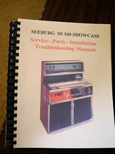 Seeburg SS160 Showcase Jukebox LARGE 4 Part Manual