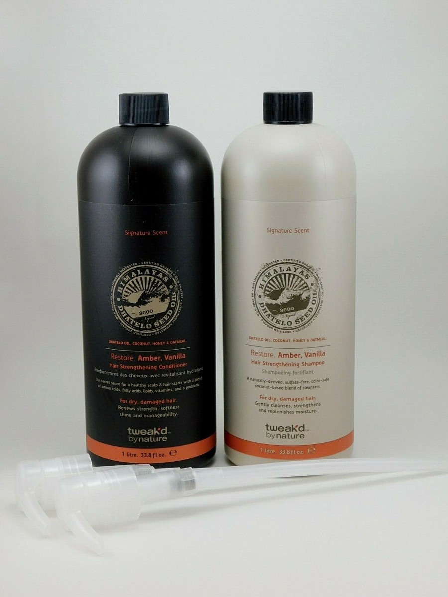 Tweak'd by Nature Super-Size Restore Amber Vanilla Shampoo