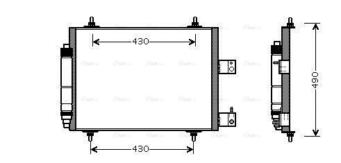 CNA5213D AVA Condenser FIT CITRO?N C8 (2002) 2.2