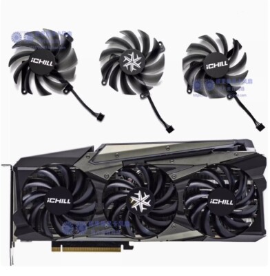 INNO3D  RTX3070ti 3070 3060ti 3060 ICHILL X3X4 Ice Dragon Graphics Fan