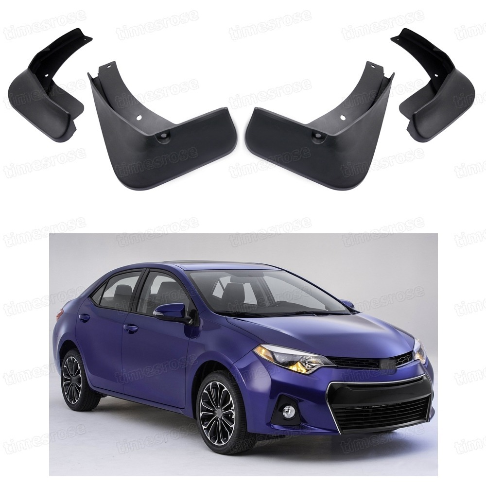 Mud Flaps Splash Guard Fender Mudguard fit for Toyota Corolla 2014-2015 14 15-image