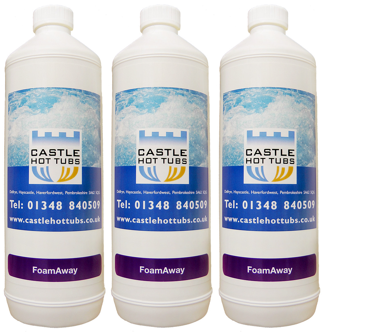 3 LITRE NO FOAM DE- FOAMER HOT TUB SPA SPAS HOTTUBS AWAY TUBS