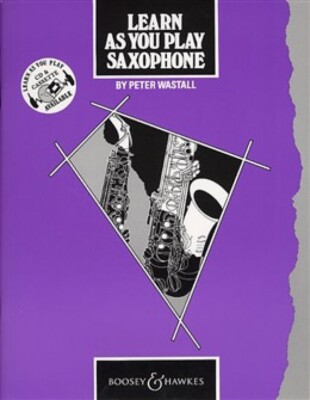 Learn As You Play Saxophone Book Online Audio Sheet Music Book 048025189