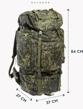 Backpack 100L Russian Army Military EMR Digital Tactical camping large Bag