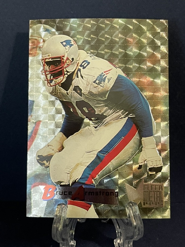 1995 Fleer Metal Bruce Armstrong #110 New England Patriots