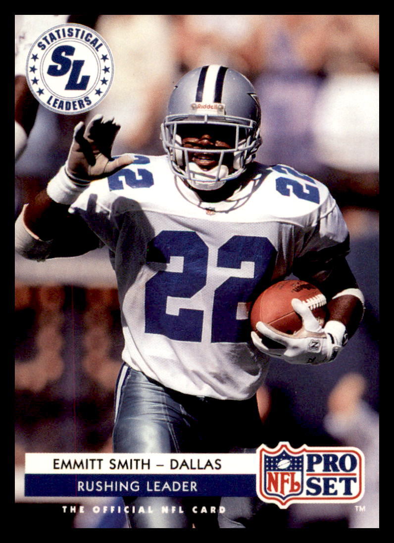 1992 Pro Set #7 Emmitt Smith Dallas Cowboys