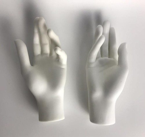 Hand Mannequin Female Arm Display Base Gloves Jewelry Models 21cm Plastic 1 Pair - Picture 3 of 8
