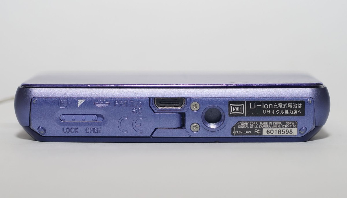 【動作確認済み】SONY CYBER-SHOT DSC-T110 デジタルカメラ Sony Cyber-shot DSC-T110 Digital Camera (Black) DSCT110/B B&H