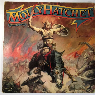 MOLLY HATCHET BEATIN THE ODDS LP 1980 FE 36572 W/Insert Vinyl VG+