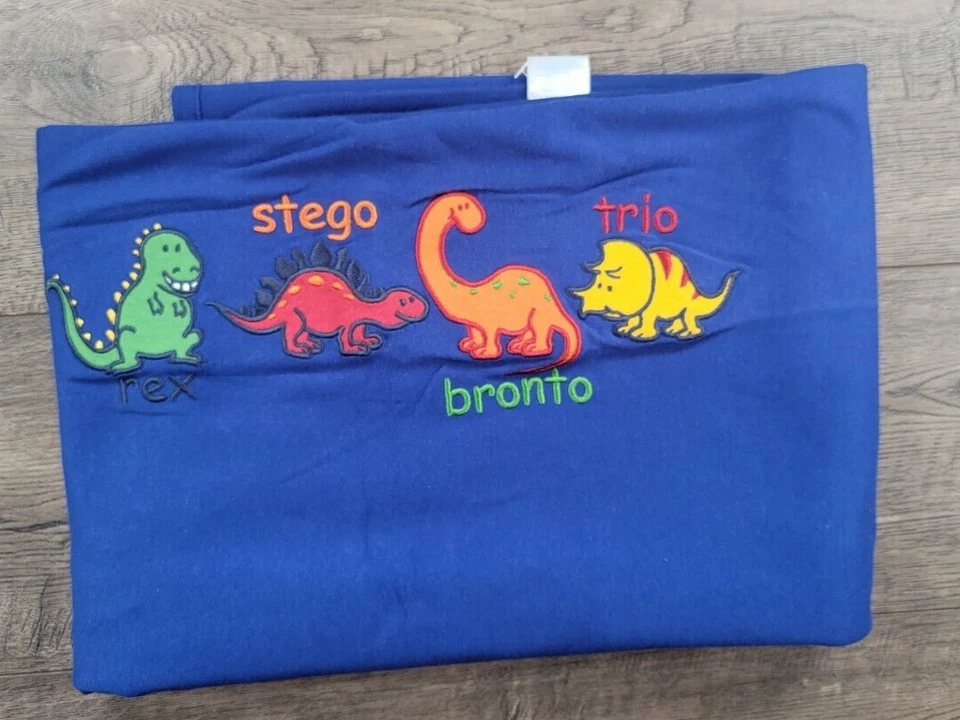 Bebé Niño Nuevo Vintage Gymboree Dino Baño Dinosaurio Bebé Manta Foto 2 de 3
