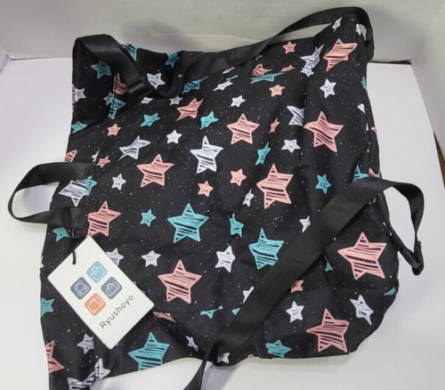 Ryushoyo Multi Stars Drawstring Backpack Gym String Bag Sackpack Sport Cinch - Picture 4 of 11