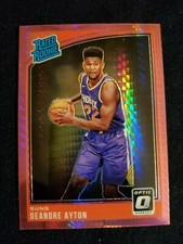 DEANDRE AYTON 2018-19 DONRUSS OPTIC HYPER PINK PRIZM RATED ROOKIE #157 SUNS RC