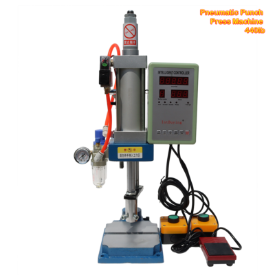 #ad #ad 110V Pneumatic Punch Press Machine 440lb Pressure 0.6inch Die Hole Diameter $284.05