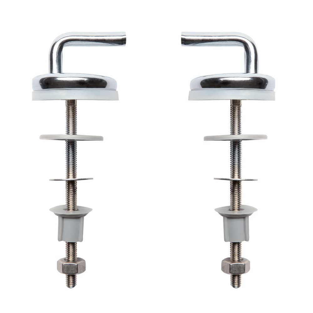 Cerniere Copriwater UNIVERSALI 2 PZ in Acciaio INOX, Cerniere per Tavoletta WC