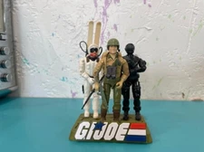 VINTAGE GI JOE Stand Action figure stand. Up to 3 per stand. Retro Cobra Display