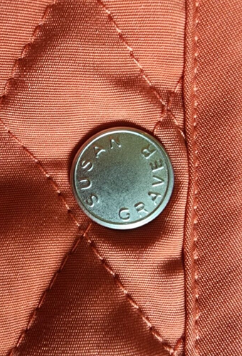 Susan Graver Style Women's XL Fall Winter Jacket Burnt Orange Lined Quilted NWT - Picture 7 of 13