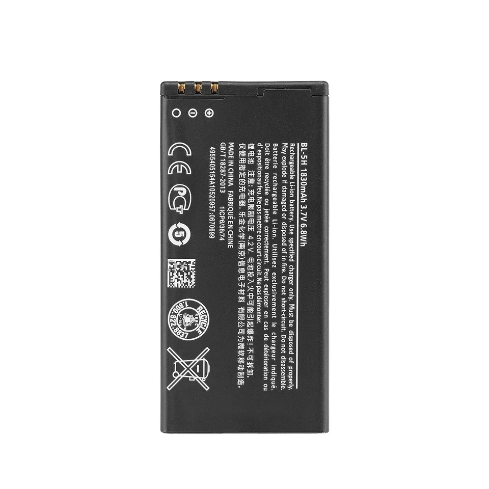 Batería BL5H BL-5H para Nokia Lumia 630 635 636 638 1830 mAH Foto 3 de 4