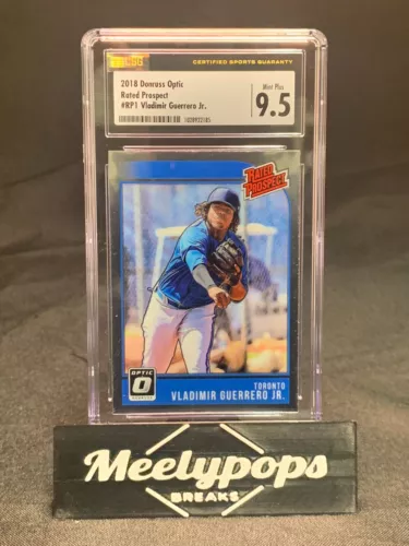 Vladimir Guerrero Jr. #RP1 2018 Donruss Optic Rated Prospect CSG/CGC 9.5