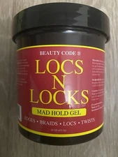 Beauty Code Locs N Locks Mad Hold Gel EDGES , BRAIDS, LOCS , TWISTS made In 🇺🇸