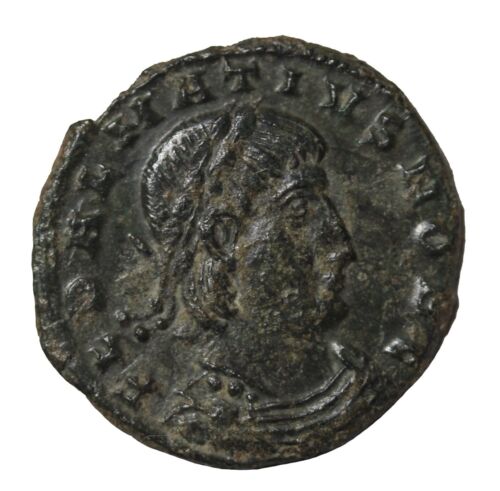 Delmatius 336-337 AD AE Follis Thessalonica Mint Ancient Roman Coin RIC.228 - Afbeelding 1 van 2