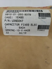 Military Surplus U36D247 Capacitor Fixed Elec NSN 5910012508379 Electrolytic Fix